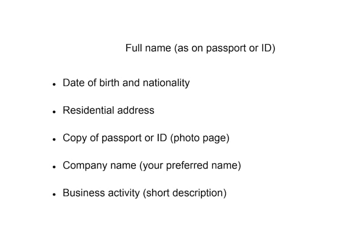 do UK company formation with ein and itin application support